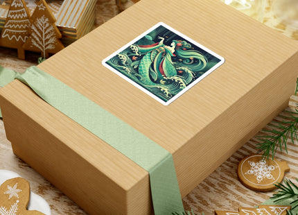 Mermaid Queen Rising from the Deep Kiss-Cut Stickers (4 Sizes)