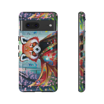Cybernetic Red Panda Phone Cases