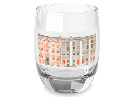 Amsterdam Canal Houses by Johan Teyler Whiskey Glass