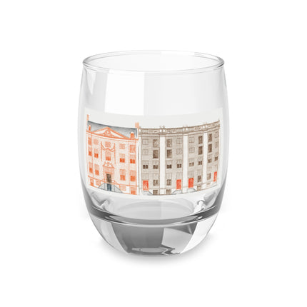 Amsterdam Canal Houses by Johan Teyler Whiskey Glass