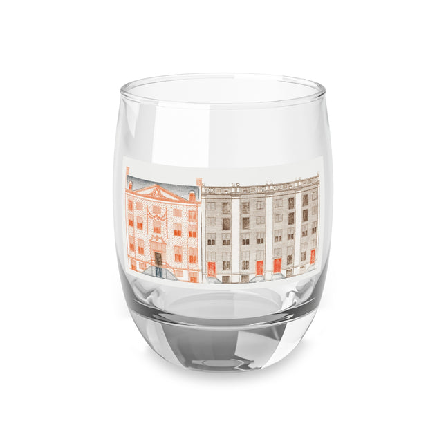 Amsterdam Canal Houses by Johan Teyler Whiskey Glass