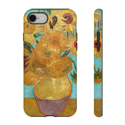Vase with Twelve Sunflowers by Vincent Van Gogh Phone Cases