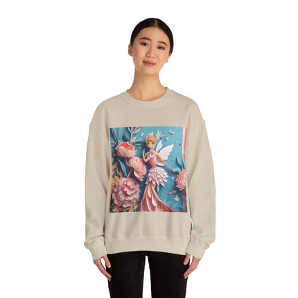 Peony Fairy Unisex Heavy Blend™ Crewneck Sweatshirt