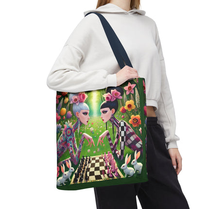 The Spring Gambit: A Fairy’s Move Tote Bag – Whimsical Chess & Spring Magic