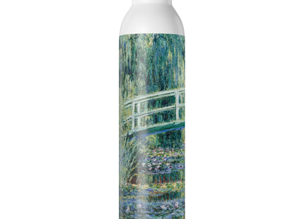 Water Lilies and Japanese Bridge by Claude Monet Slim Water Bottle