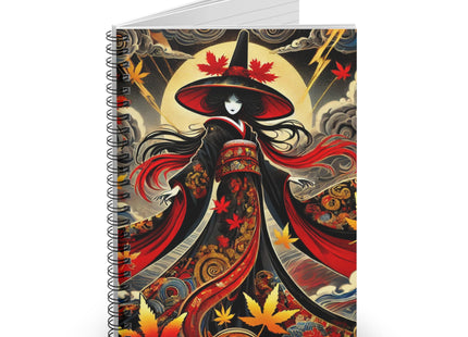 Kabuki Witch Spiral Notebook - Ruled Line