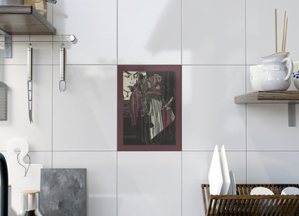 The Screen by Fernand Siméon Ceramic Tile