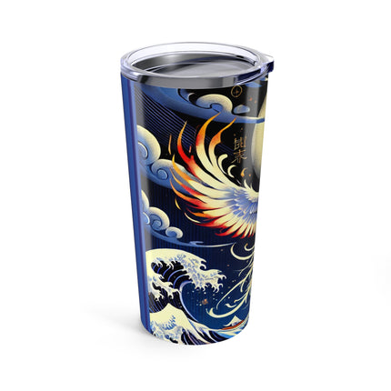 Majestic White Crane Tumbler 20oz
