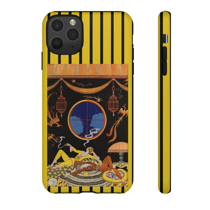 Falbalas et fanfreluches La paresse (Laziness) by George Barbier Phone Cases