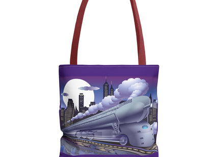 The Art Deco Bullet Train Tote Bag (AOP)
