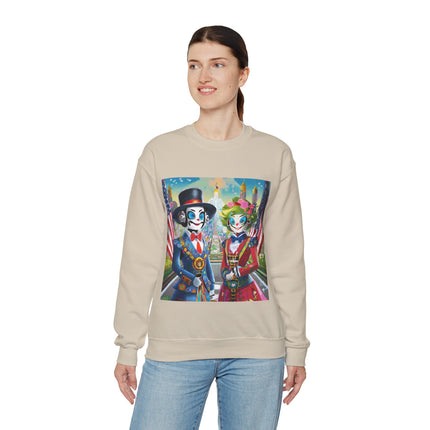 Cyber Punk Warrior Robots Unisex Heavy Blend™ Crewneck Sweatshirt