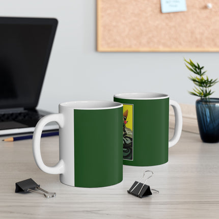Splendor in Green Ceramic Mug 11oz