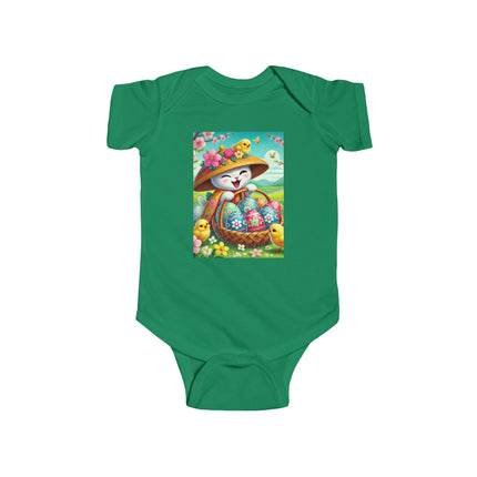 Geisha Kitten’s Easter Delight Infant Fine Jersey Bodysuit