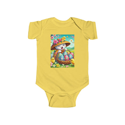 Geisha Kitten’s Easter Delight Infant Fine Jersey Bodysuit