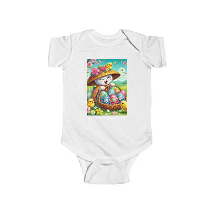 Geisha Kitten’s Easter Delight Infant Fine Jersey Bodysuit