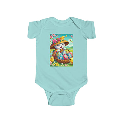 Geisha Kitten’s Easter Delight Infant Fine Jersey Bodysuit
