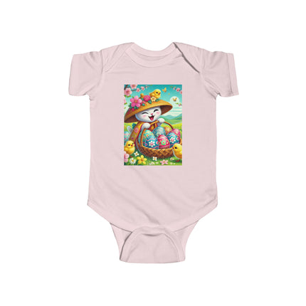 Geisha Kitten’s Easter Delight Infant Fine Jersey Bodysuit