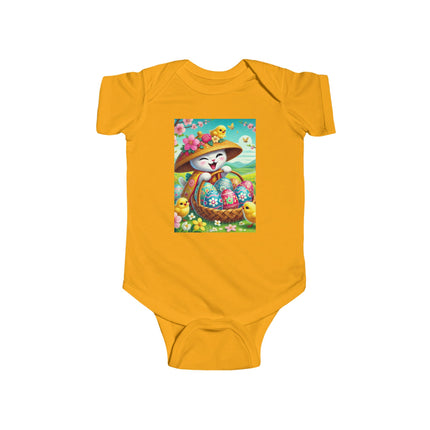 Geisha Kitten’s Easter Delight Infant Fine Jersey Bodysuit