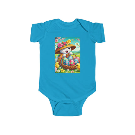Geisha Kitten’s Easter Delight Infant Fine Jersey Bodysuit
