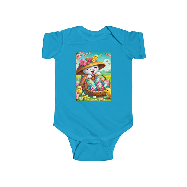Geisha Kitten’s Easter Delight Infant Fine Jersey Bodysuit