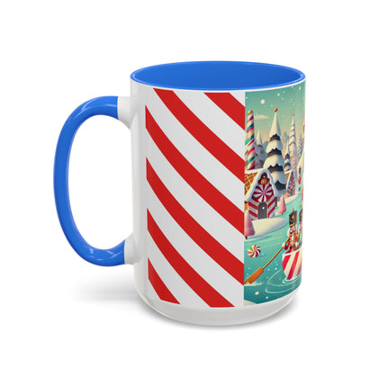Nutcracker Candy-Striped Adventure Colorful Mugs (11oz, 15oz)
