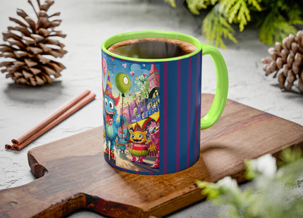 Monster Parade Madness Colorful Mugs (11oz, 15oz)