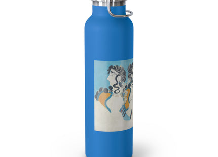 Reproduction of Ladies in Blue by Emile Gilliéron Copper Vacuum Insulated Bottle, 22oz