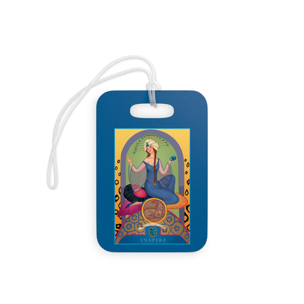 December & Tanzanite (from the Gem Series) by Sofia Chiostri Luggage Tags