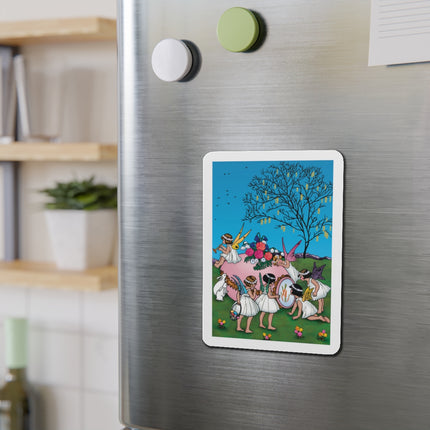 Enchanted Easter Gathering Die-Cut Magnets (5 Sizes)