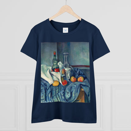 The Peppermint Bottle by Paul Cézanne Women's Midweight Cotton Tee