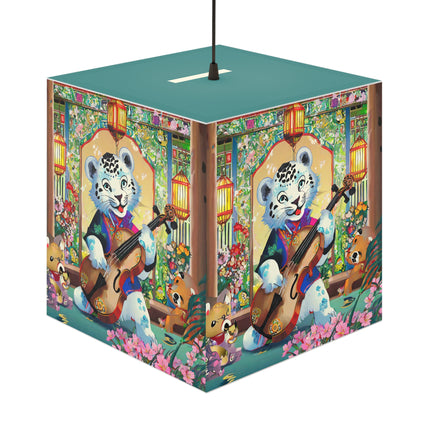 Melodies of the Snow Lion Cub Light Cube Lamp