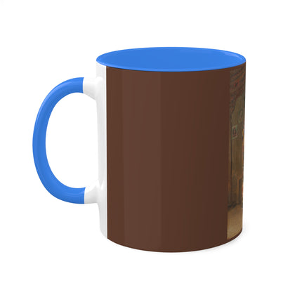 A Buddhist Lama at a Feast at Pemionchi Monastery by Vasily Vereshchagin Colorful Mugs, 11oz