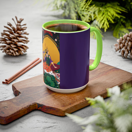The Jewel Pavilion Colorful Mug (11oz, 15oz) – Royal Elegance, Peacock Beauty & Jewel-Toned Splendor