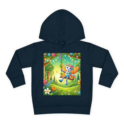 Robot Fairy Toddler Pullover Fleece Hoodie