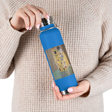The Kiss by Gustav Klimt Copper Vacuum Insulated Bottle, 22oz