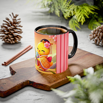 Whimsical Springtime Exchange Colorful Mugs (11oz, 15oz)