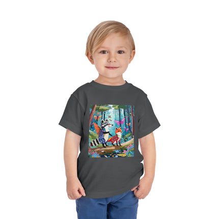 Whimsical Woodland Toddler Short Sleeve Tee