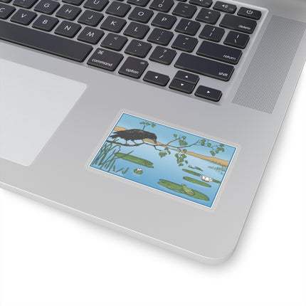The Crow and the Frog Kiss-Cut Stickers (4 Sizes)