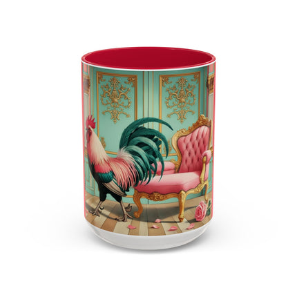 The Salon Rooster Colorful Mugs (11oz, 15oz)