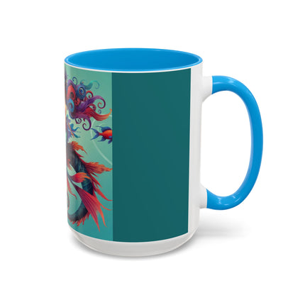 Mermaid & Sea Dragon Mug – Ocean Guardian & Mythic Beauty