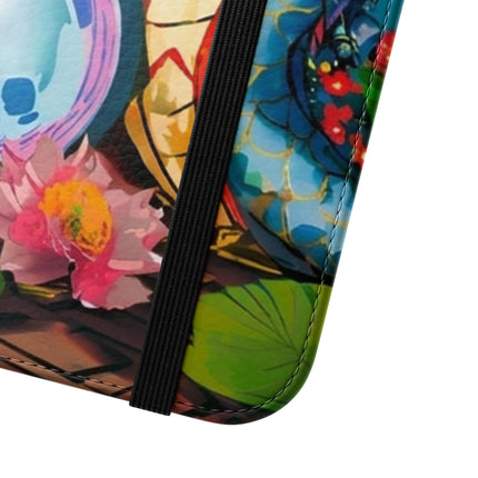 🐉💎 Wisdom's Guardian Flip Case – Dragon's Embrace & Eternal Wisdom