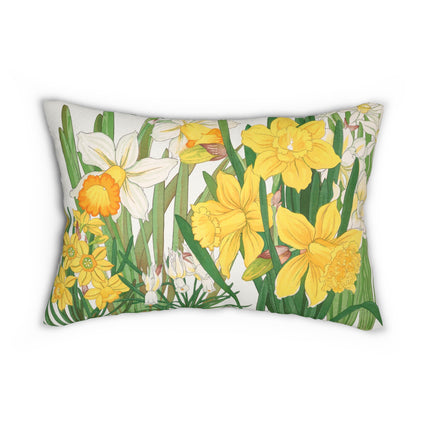 Daffodil by Tanigami Kônan Spun Polyester Lumbar Pillow