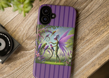 Lavender-Winged Fairy Phone Cases