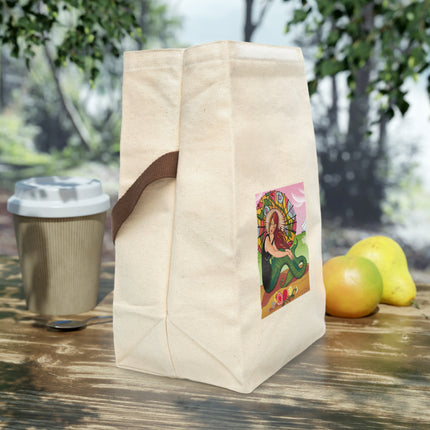 Siren Serenade by Carlo Chiostri Canvas Lunch Bag With Strap