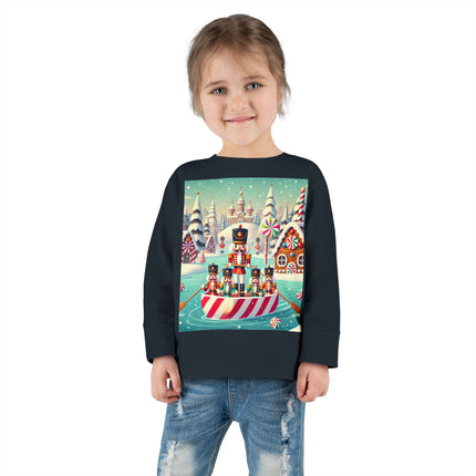 Nutcracker Candy-Striped Adventure Toddler Long Sleeve Tee