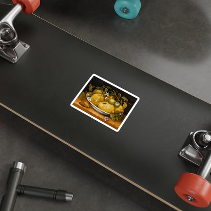 Still Life with Bowl of Citrons by Giovanna Garzoni Die-Cut Stickers (5 Sizes)