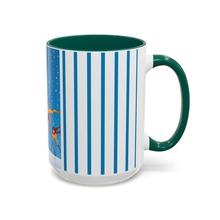 Snowfall & Couture Colorful Mugs (11oz, 15oz)
