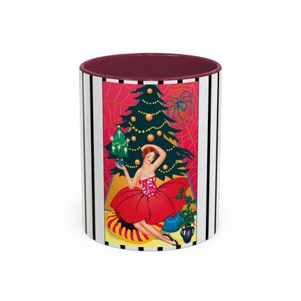 Art Deco Christmas Enchantment Colorful Mugs (11oz, 15oz)