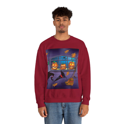 Whimsical Halloween Mischief Unisex Heavy Blend™ Crewneck Sweatshirt