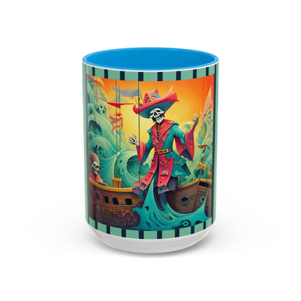Skeleton Crew of the Misty Seas Colorful Mugs (11oz, 15oz)